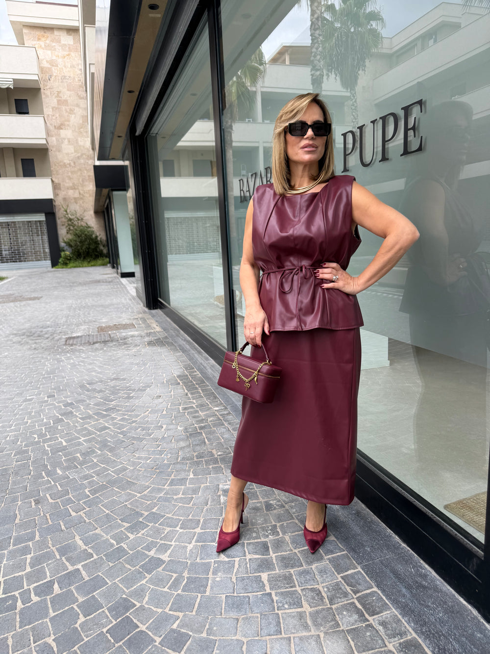 Cordset chic ecopelle curvy