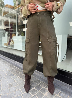 Jeans cargo green