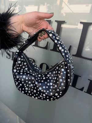 Borsa borchie strass