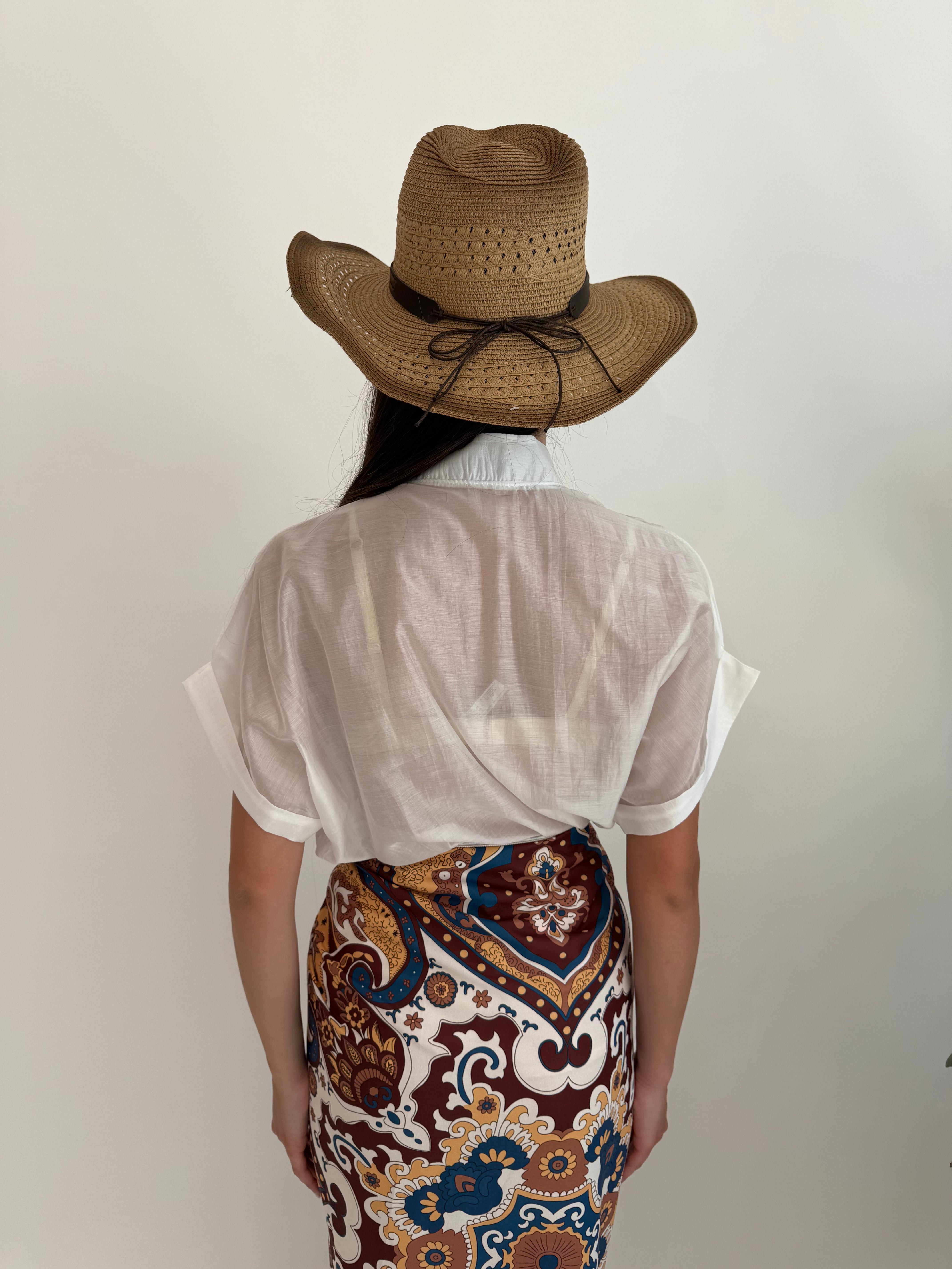 Camicia con tasca paillettes