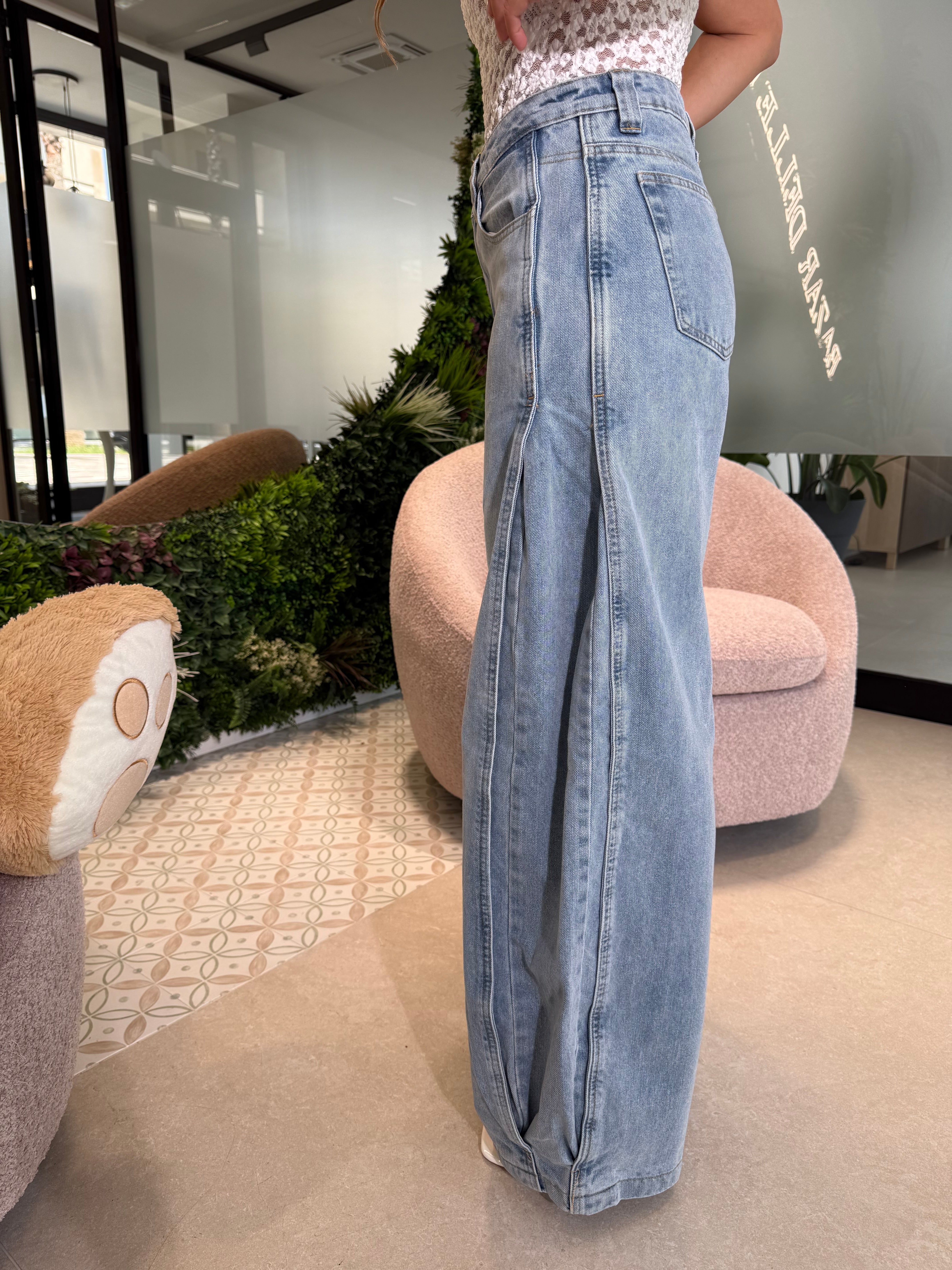 Jeans palazzo super