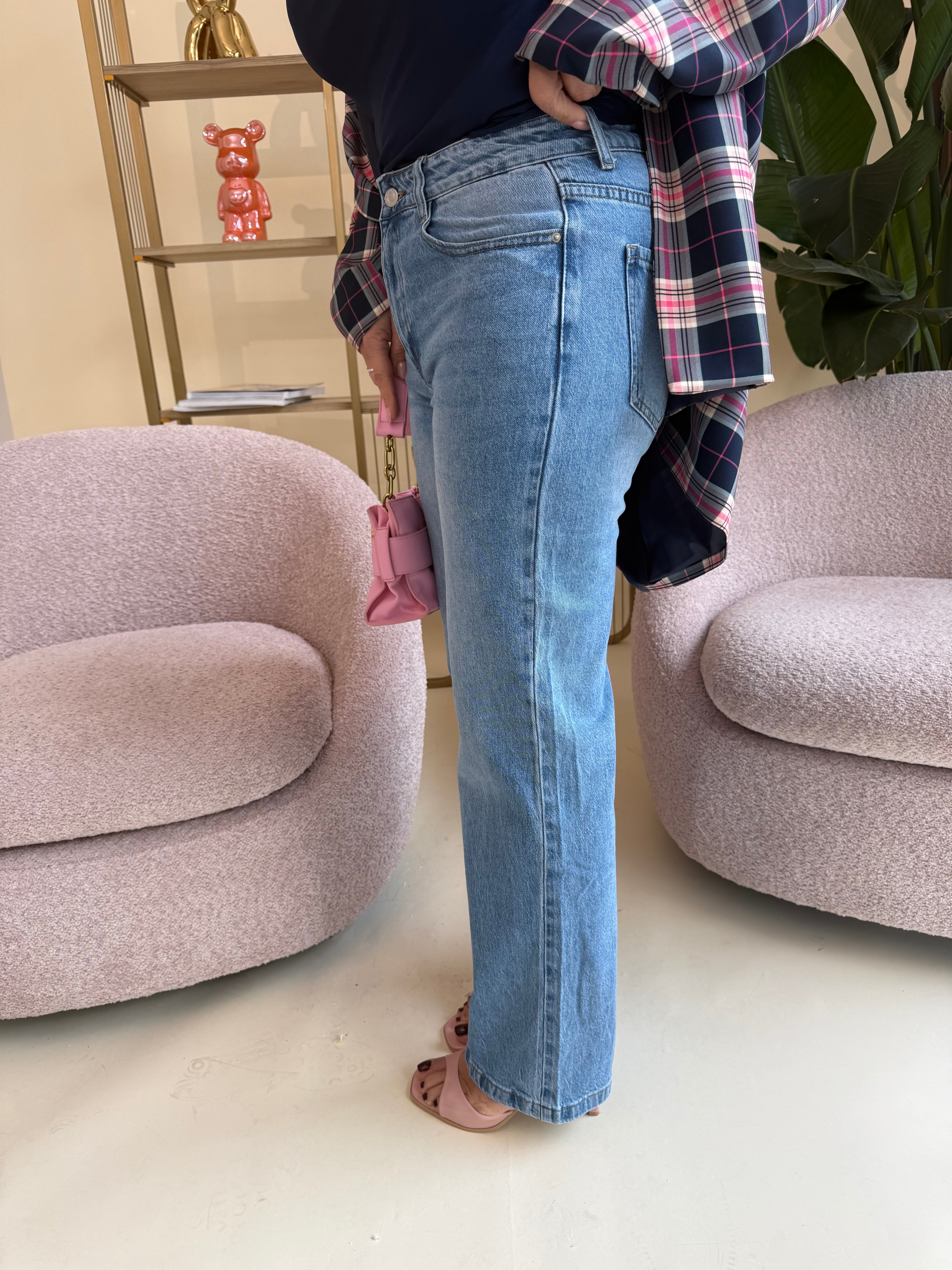 Jeans gamba dritta curvy