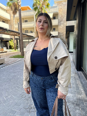 Bomber trench corto