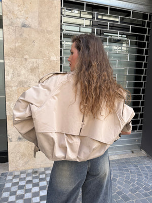 Bomber trench corto