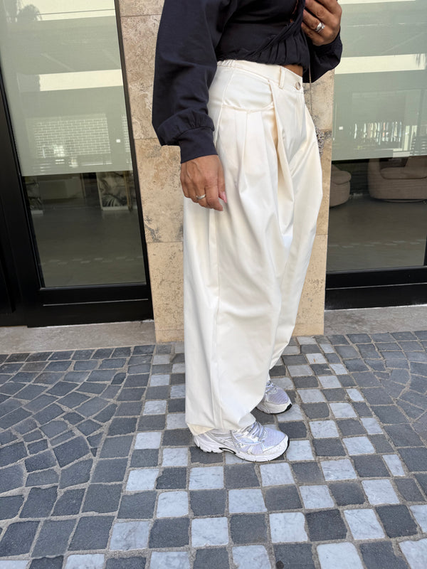 Pantalone ballon con pence