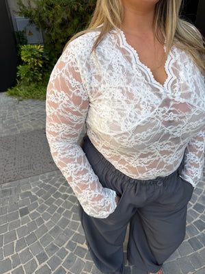 Body in pizzo curvy