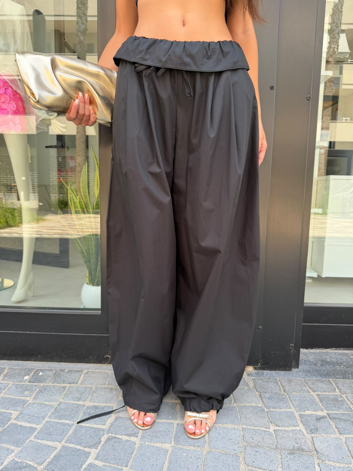 Cordset top e pantalone con rosvolto