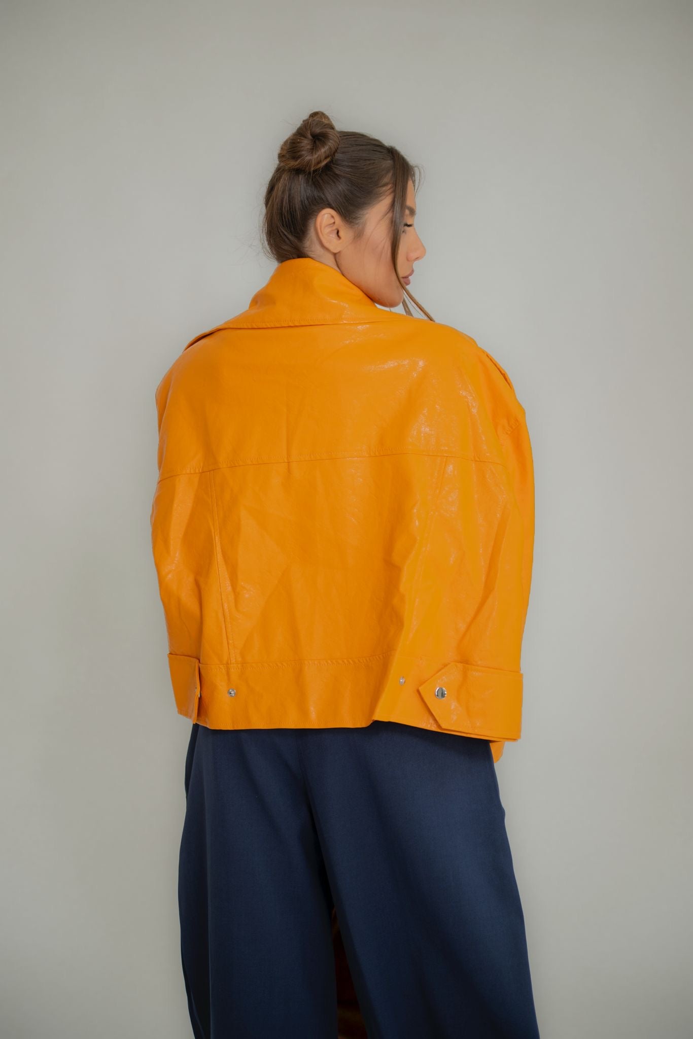 Chiodo oversize orange
