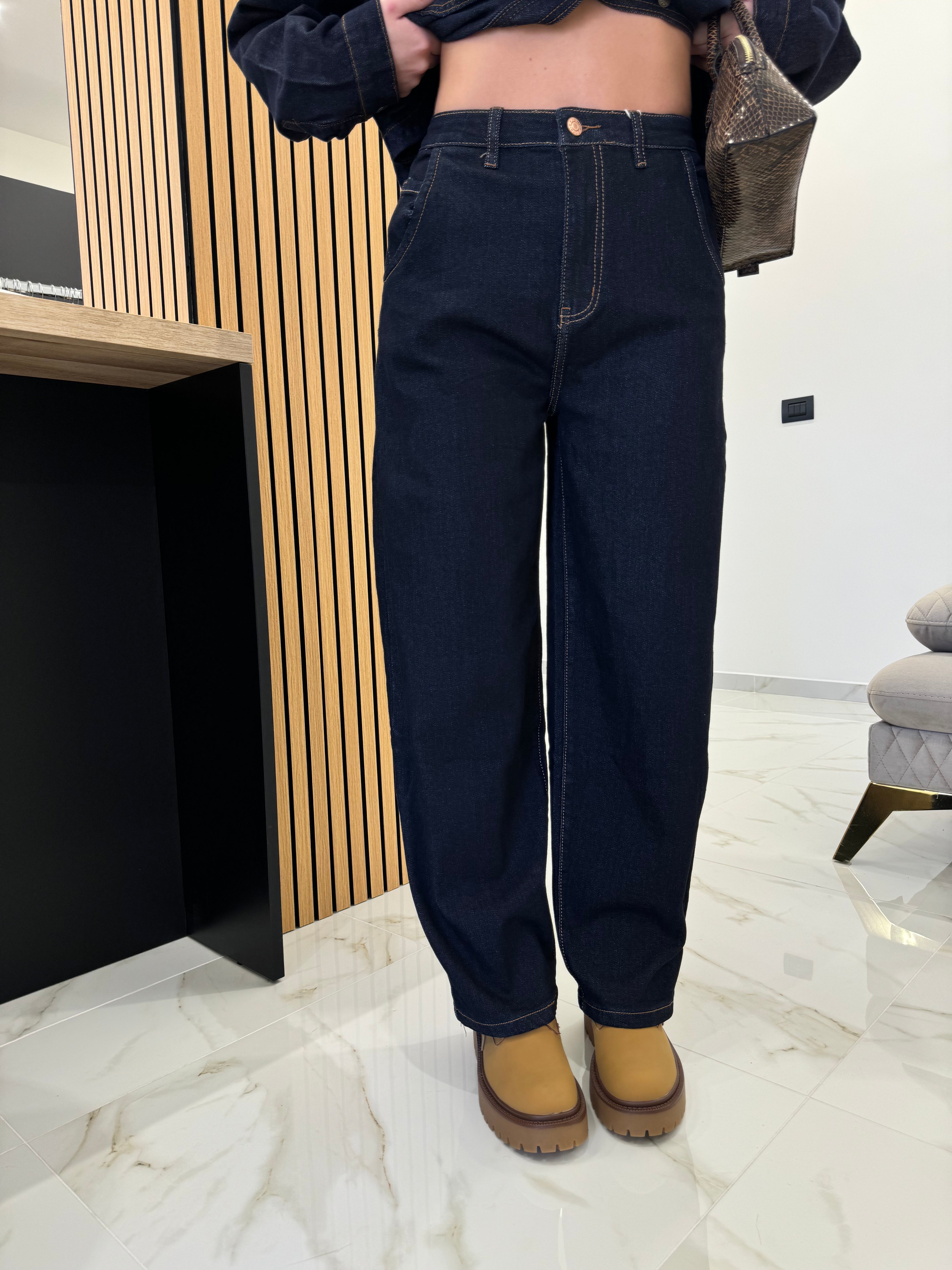 Jeans basic gamba larga