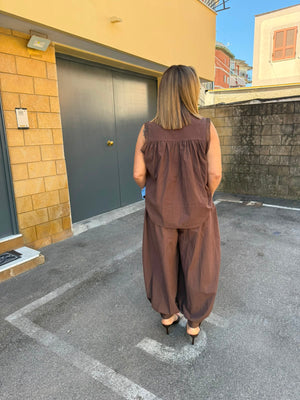 Cordset pantalone e camicia gilet