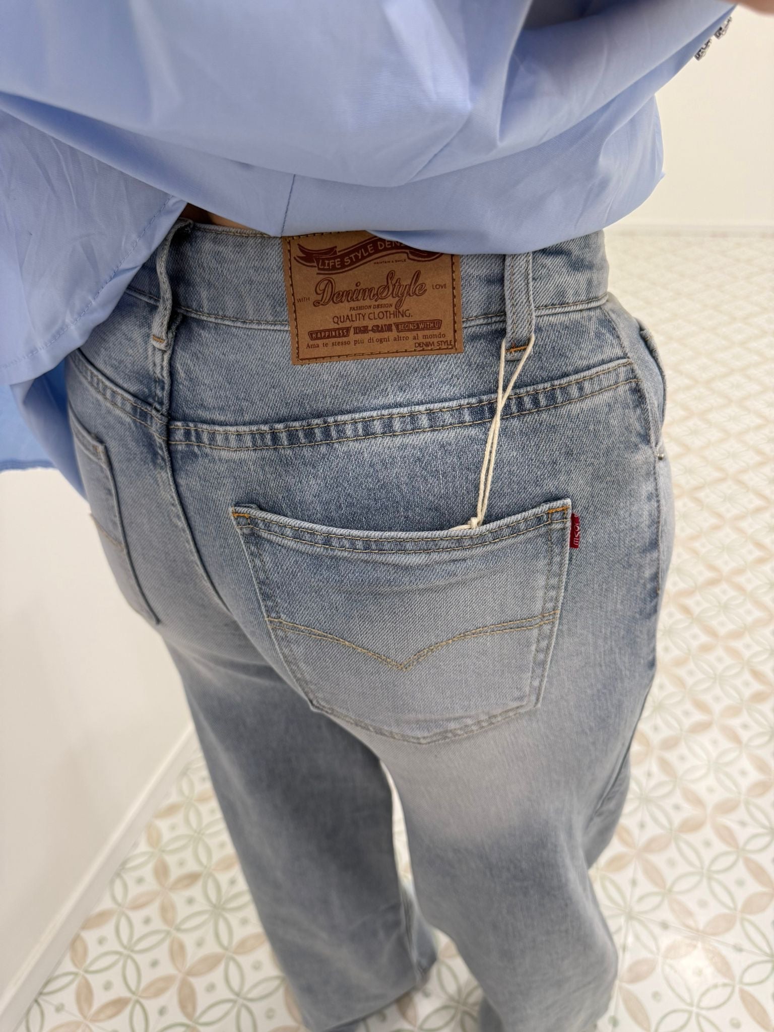 Jeans palazzo curvy