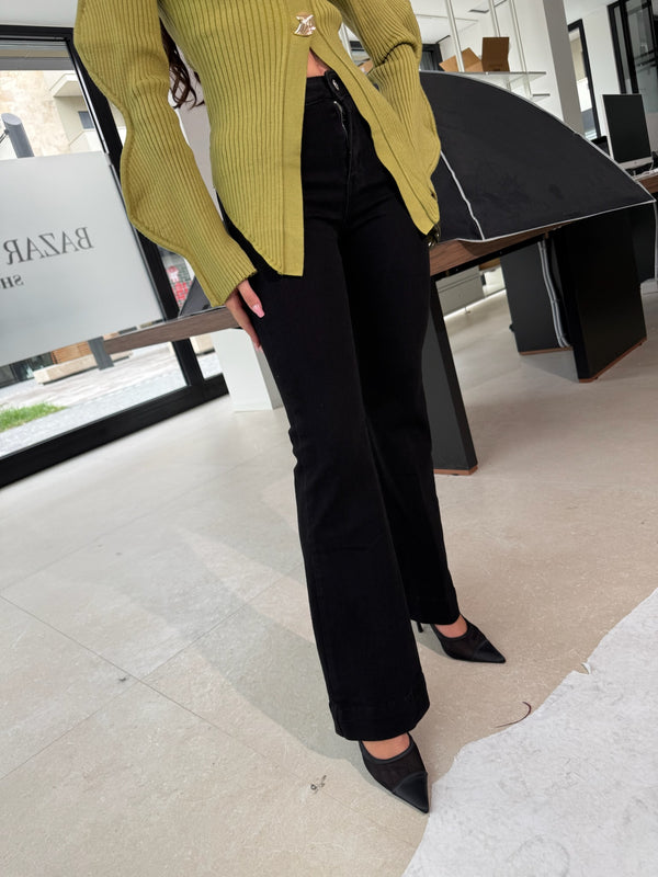 Jeans a zampa black