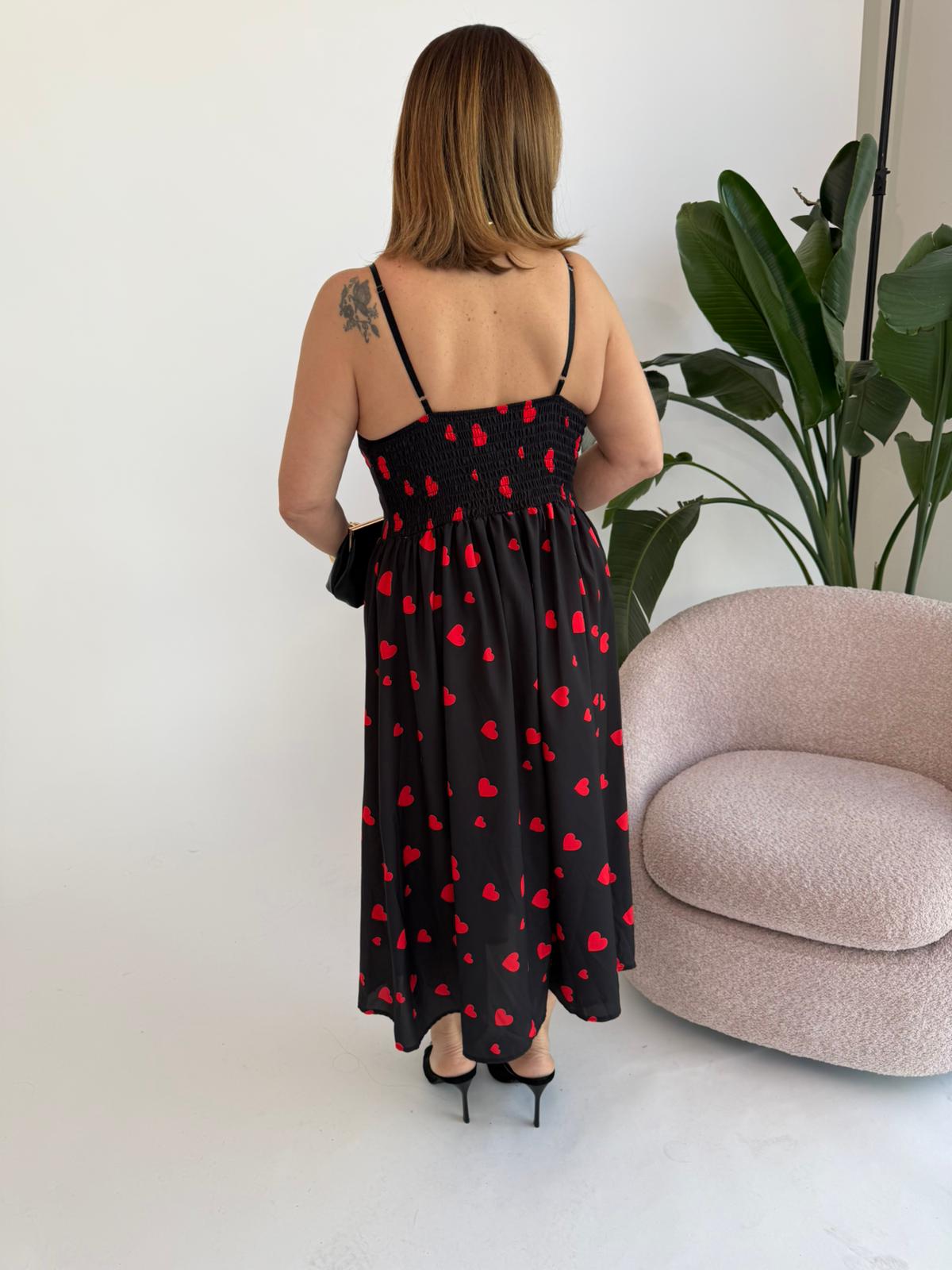 Abito cuori curvy