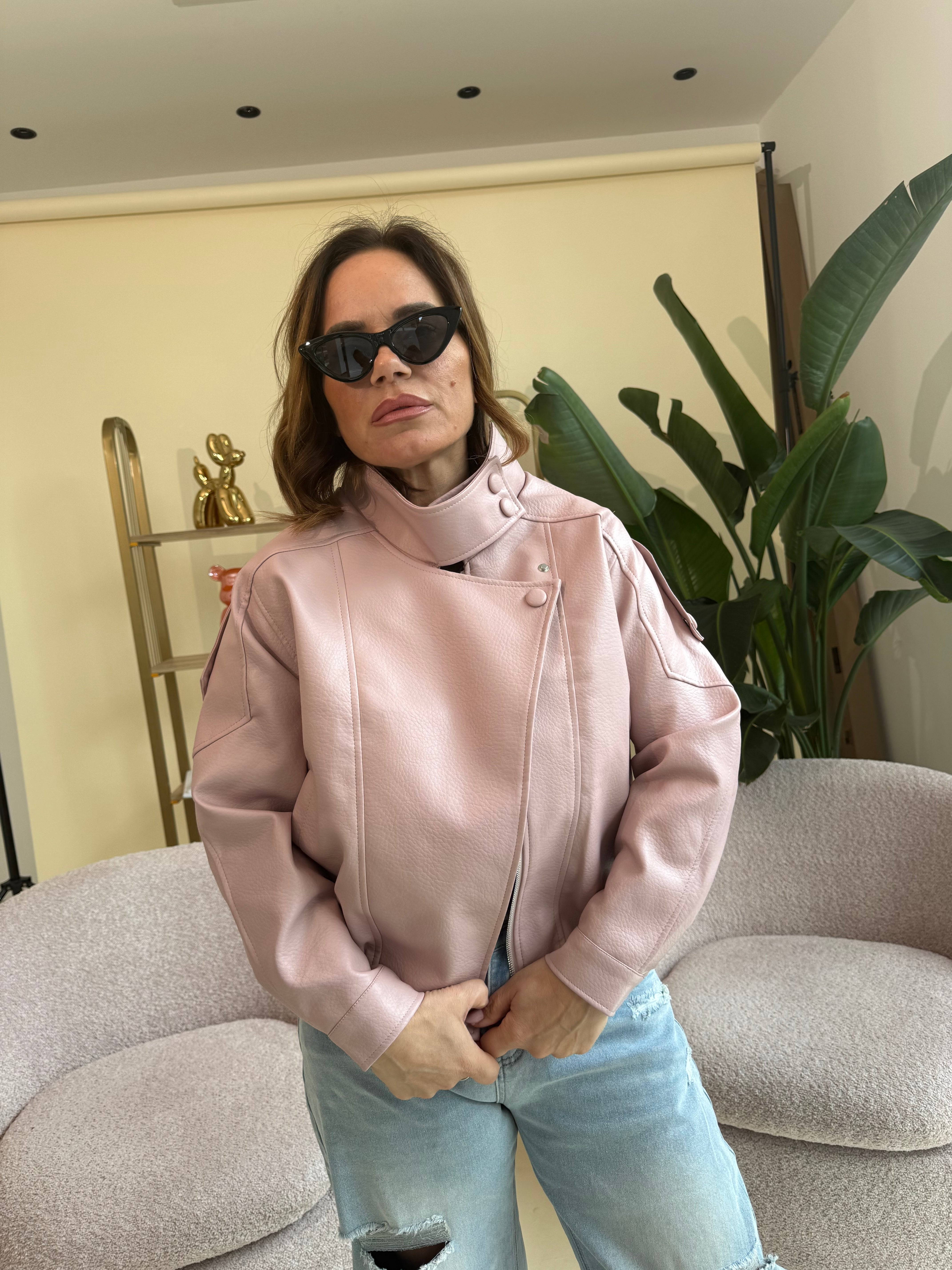 Chiodo bomber ecopelle Zarah