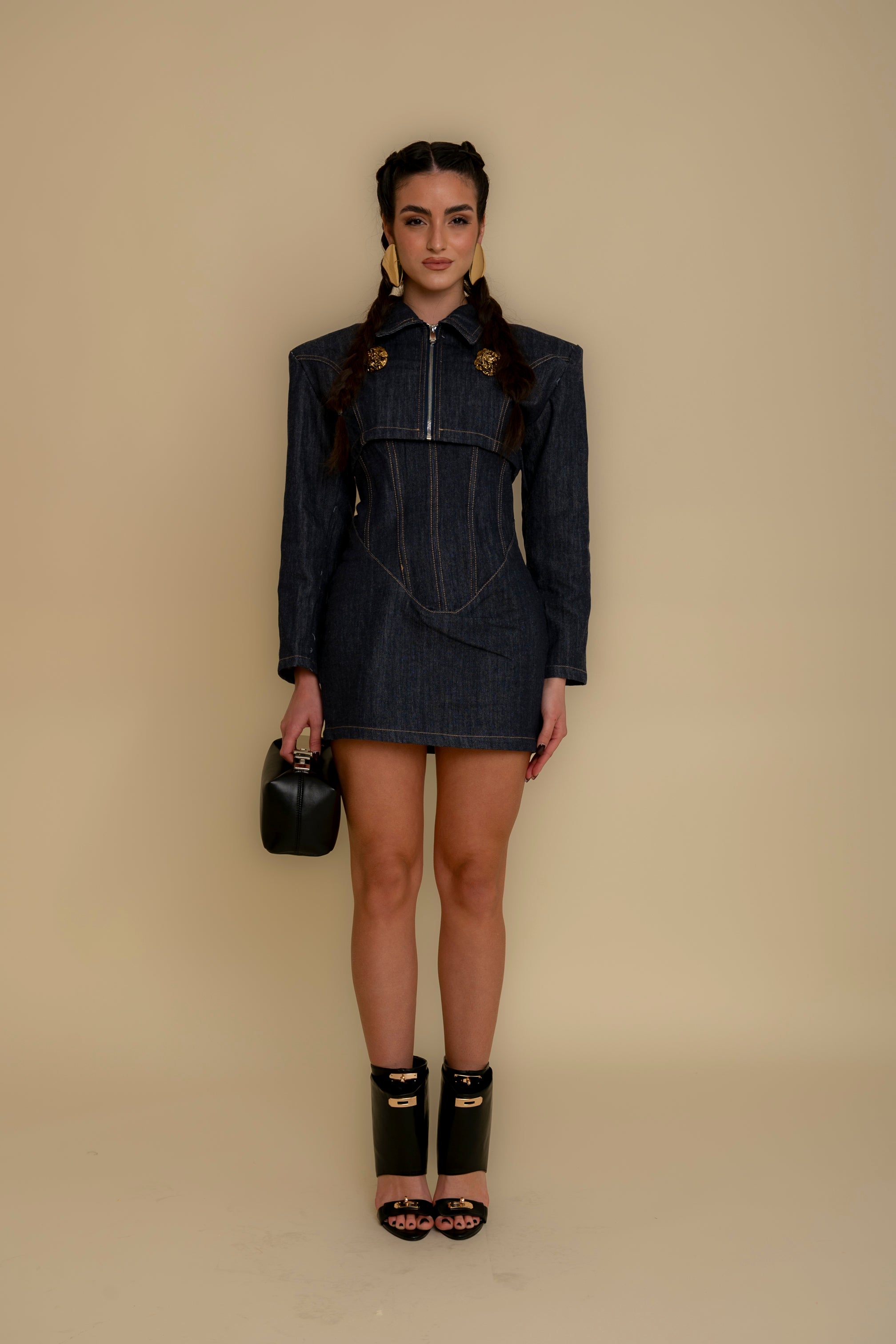 Cordset abitino in denim