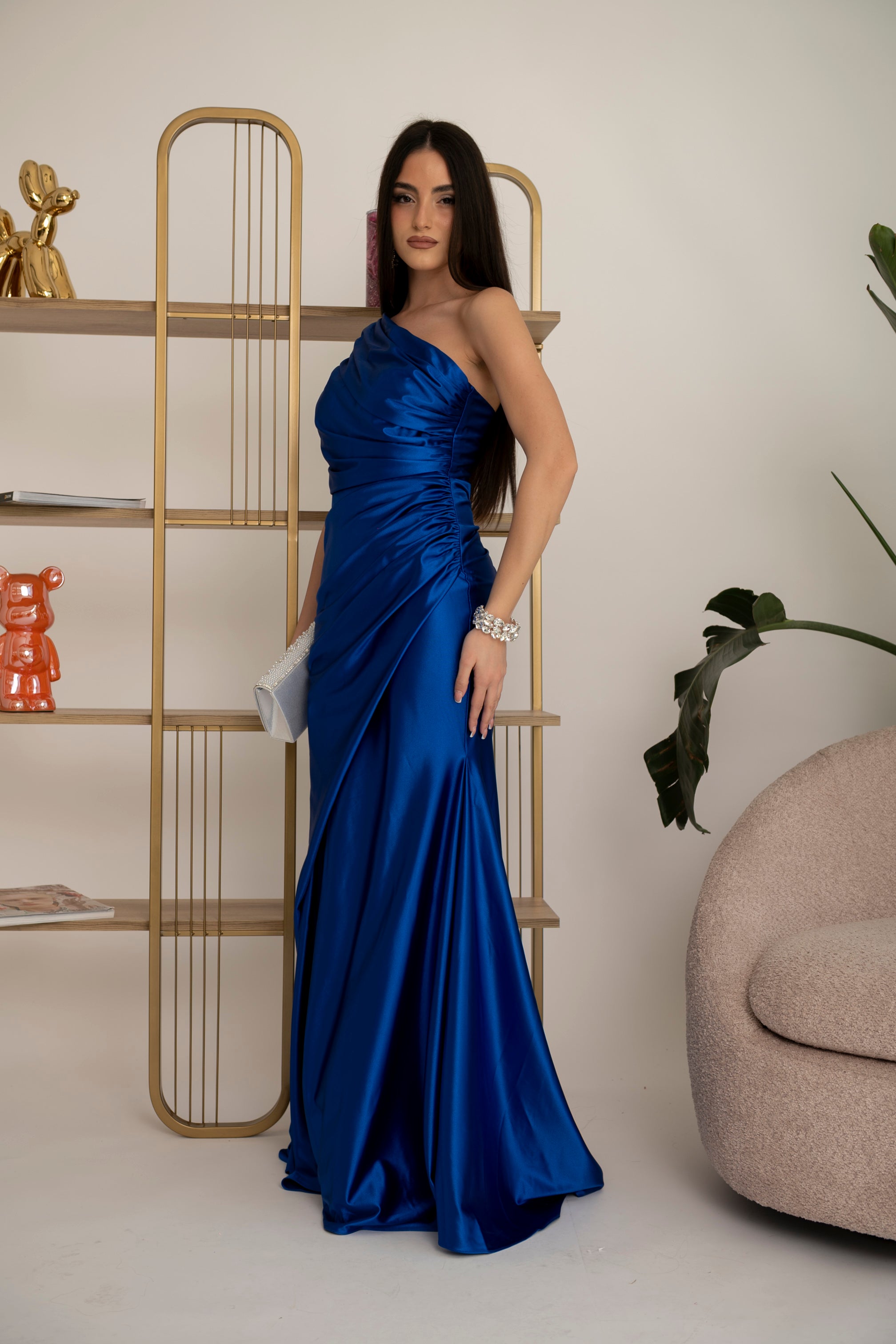 Abito sirena cerimonia monospalla