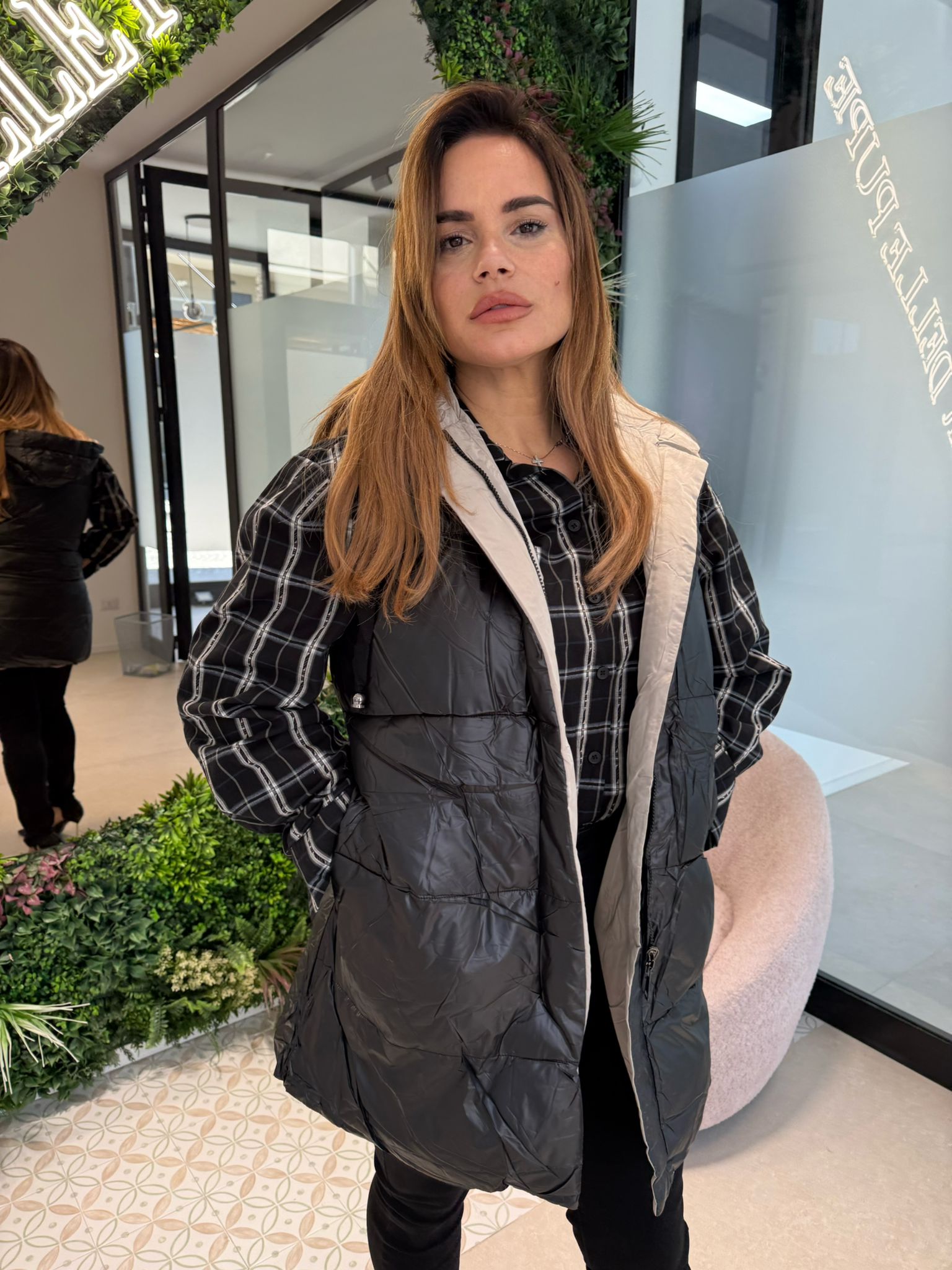 Bomber smanicato double