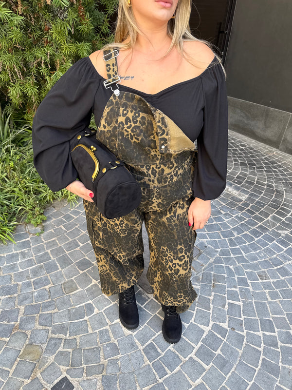 Salopette animalier curvy