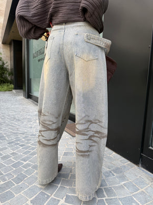 Jeans sfumato stella