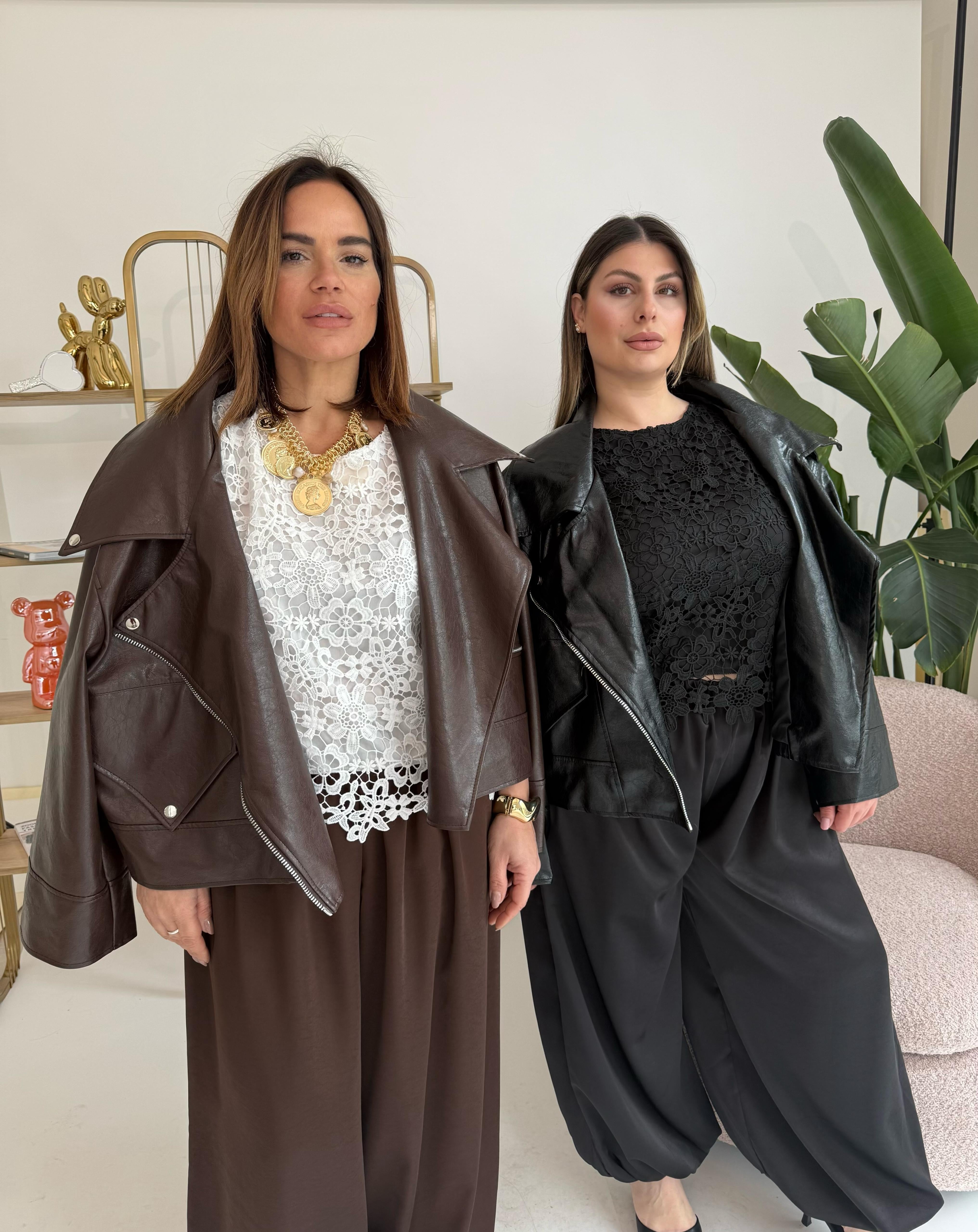 Chiodo over in ecopelle