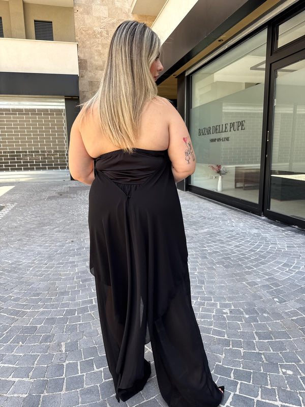 Tuta intera con velo curvy