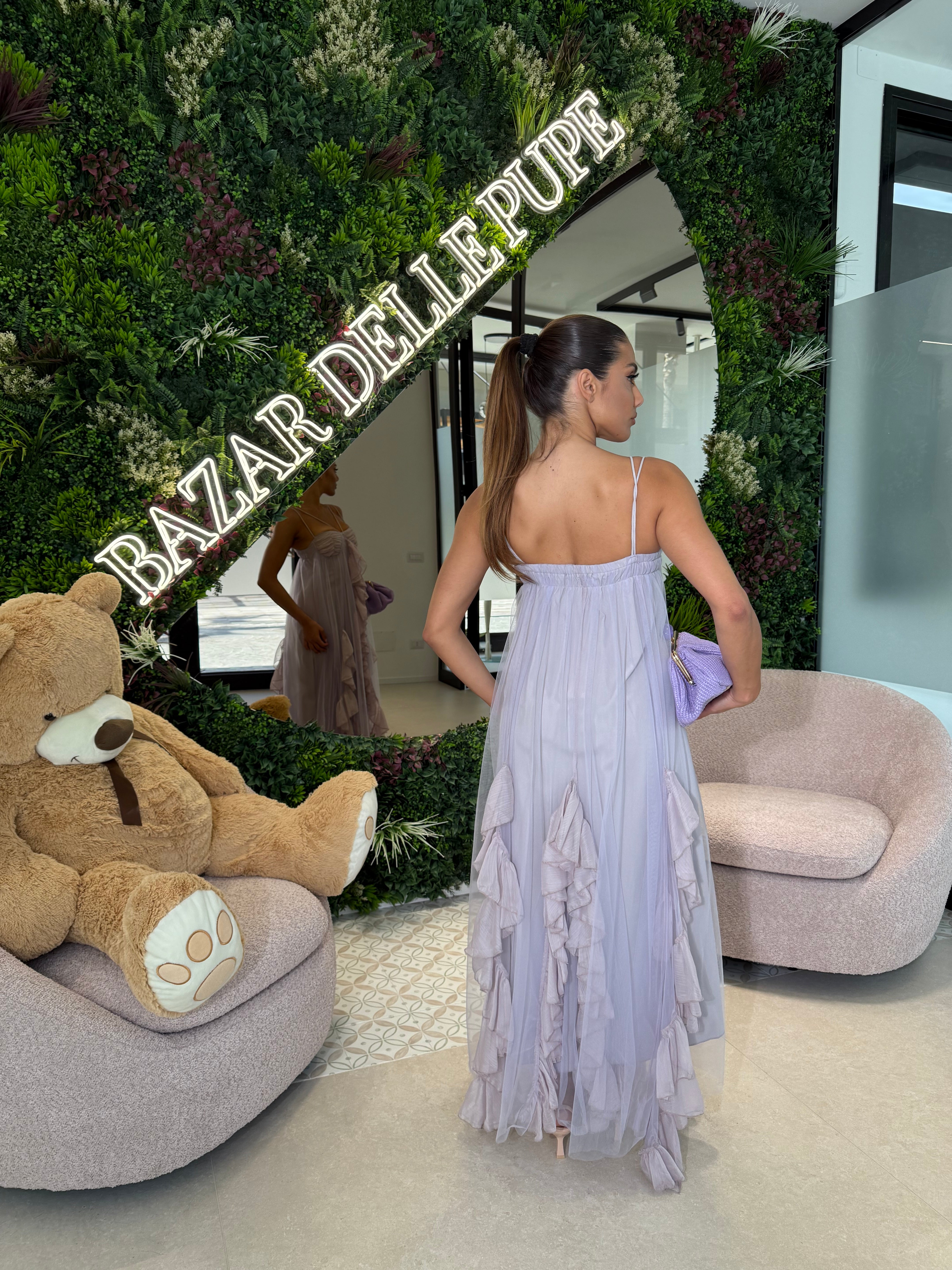 Abito in tulle con bustino