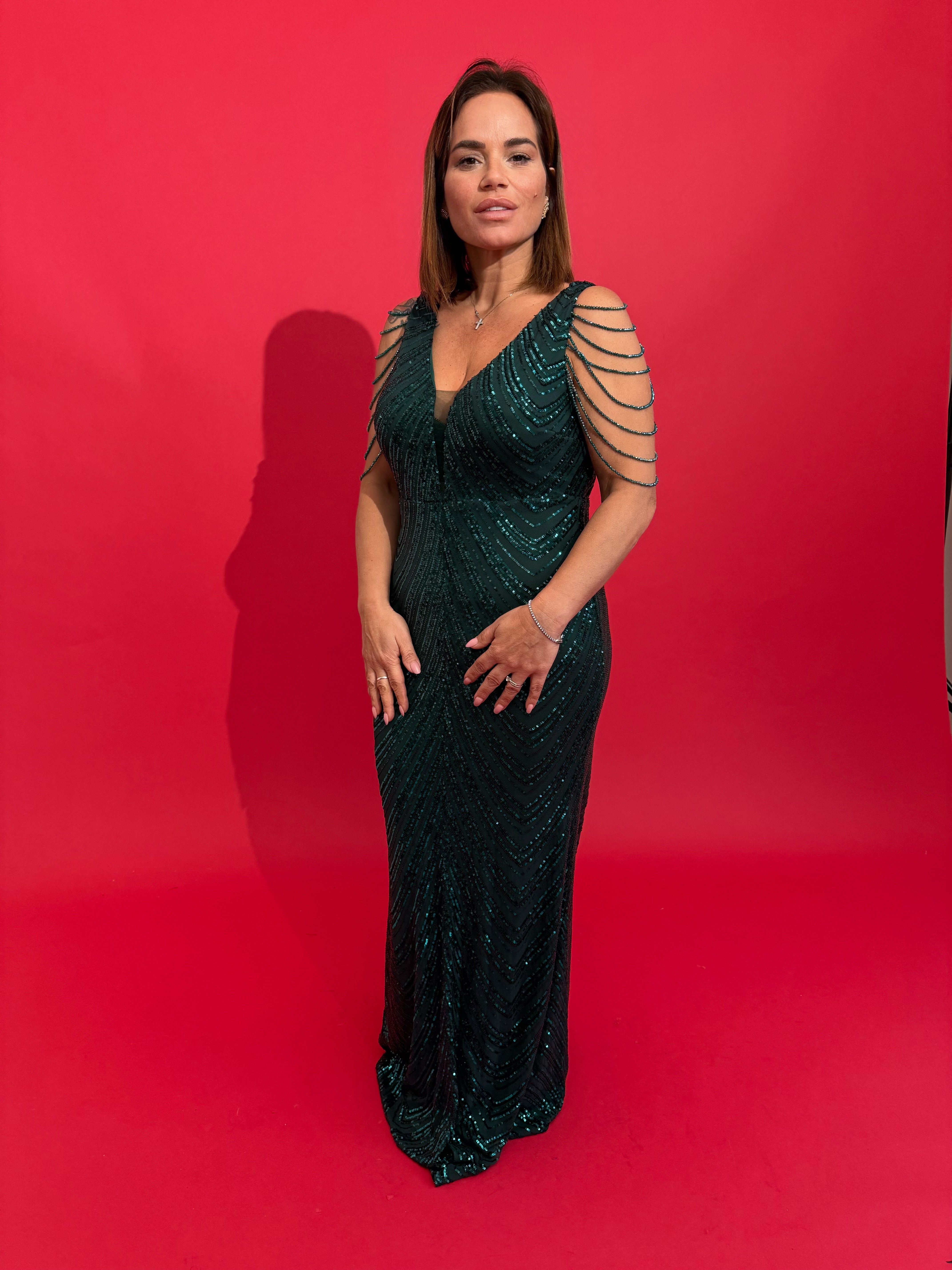 Abito da cerimonia paillettes e perline