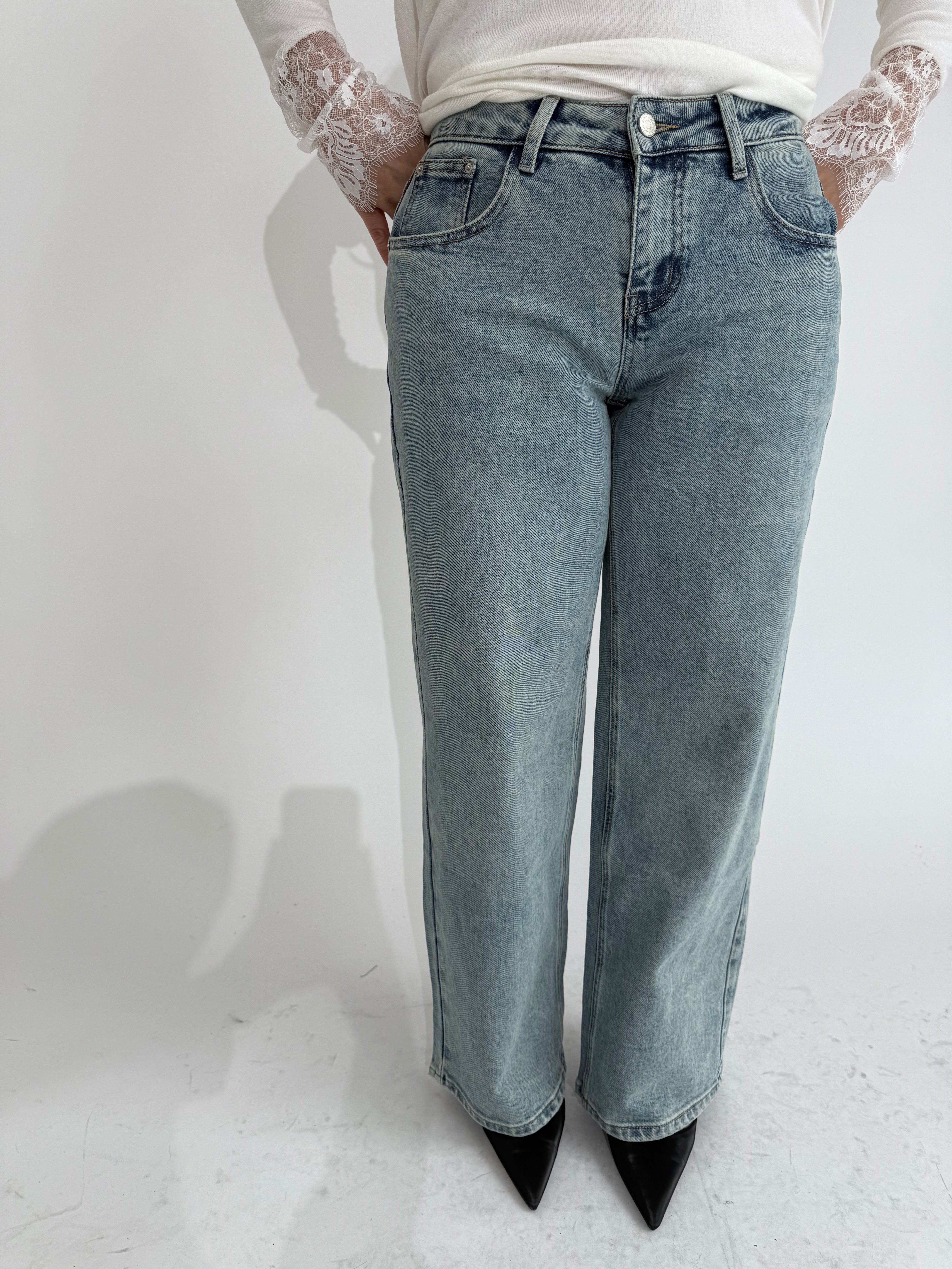 Jeans palazzo curvy