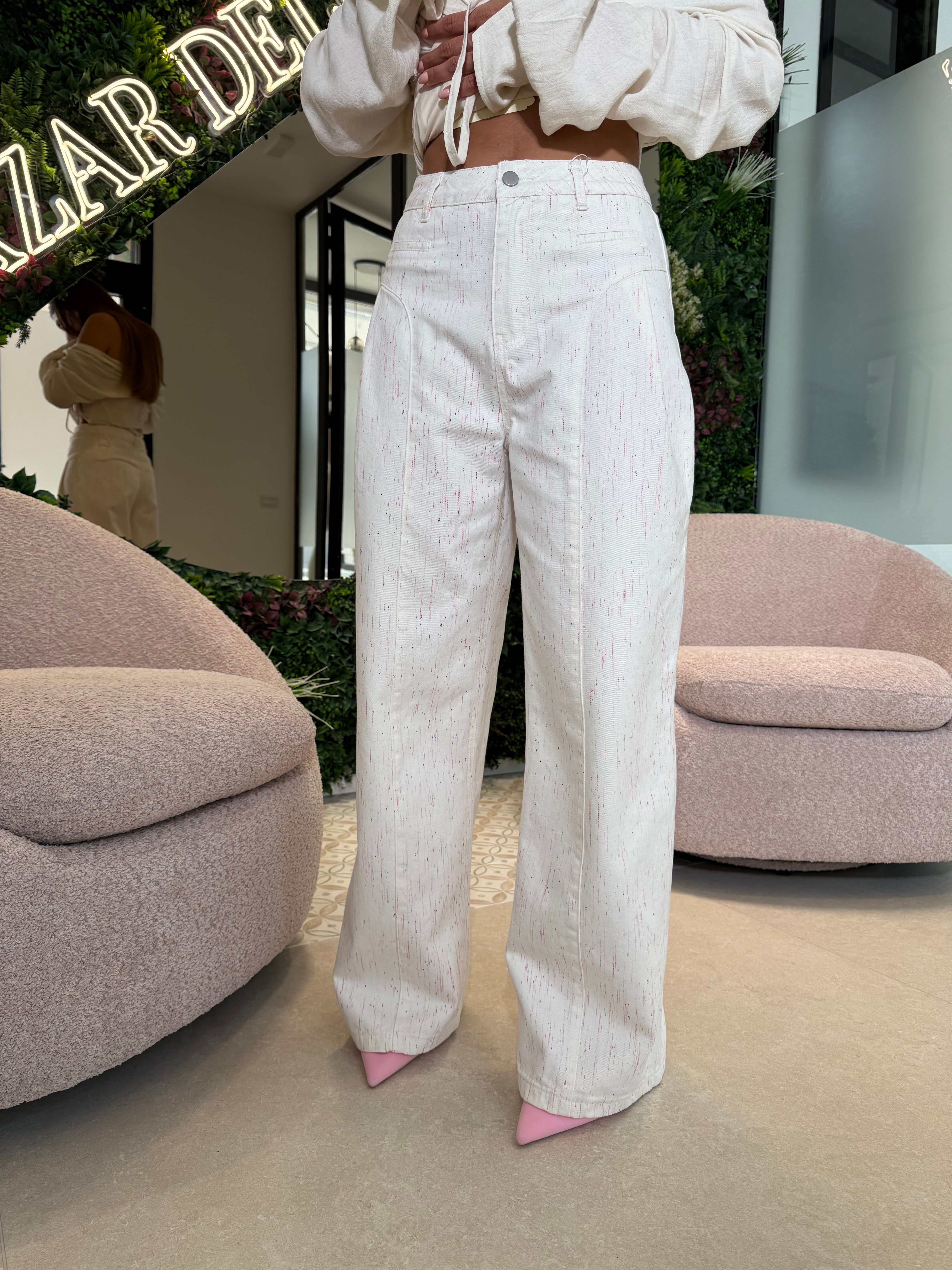Jeans schizzi