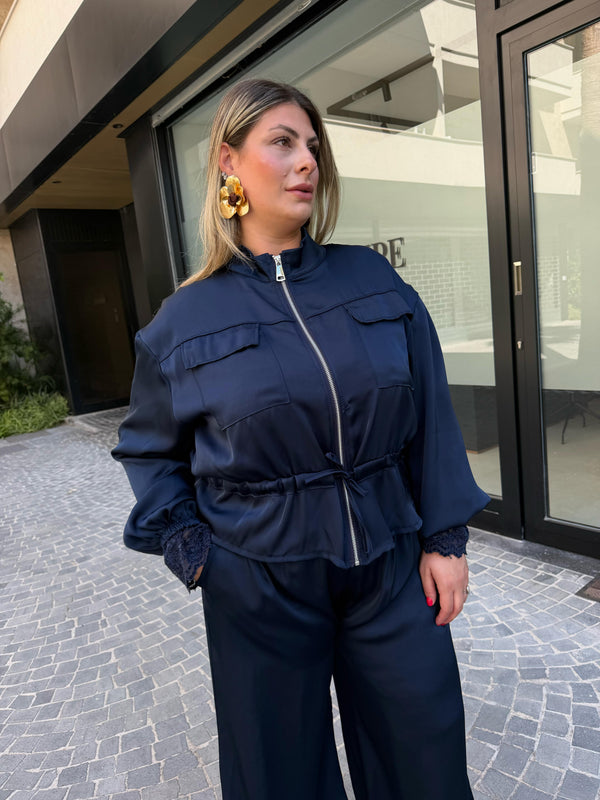 Cordset in raso con laccio