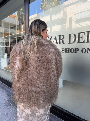 Pelliccia sfumata curvy