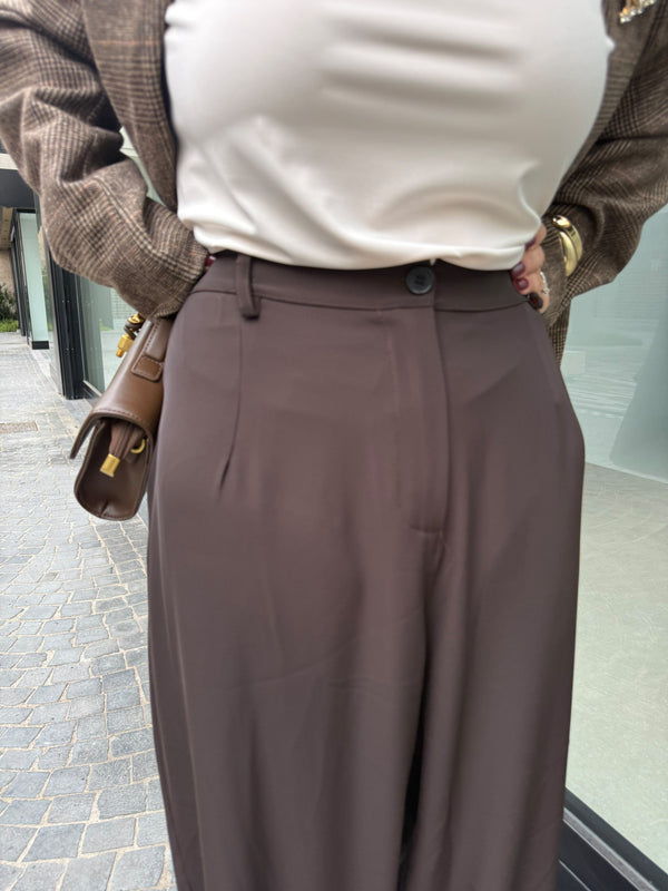 Pantalone palazzo curvy