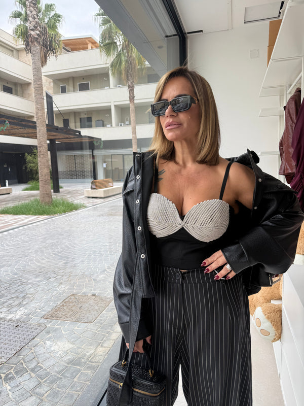 Corpetto foglia big curvy