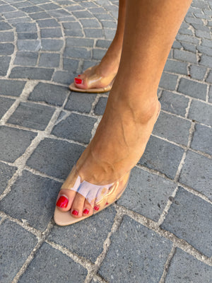 Sandali trasparenti
