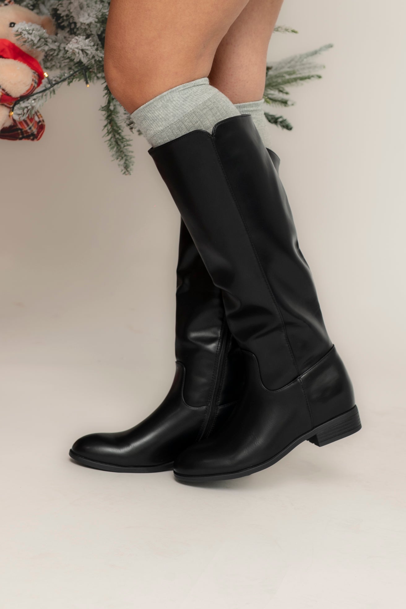 Stivali in ecopelle black