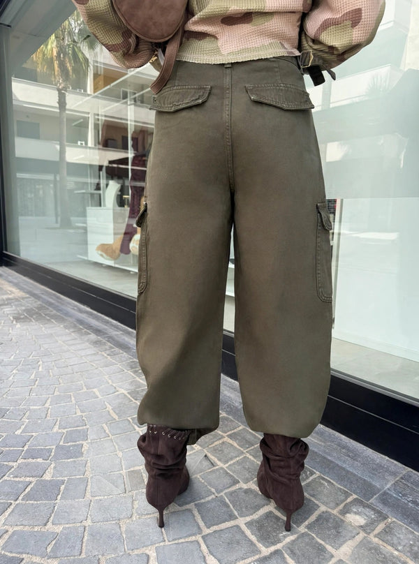 Jeans cargo green