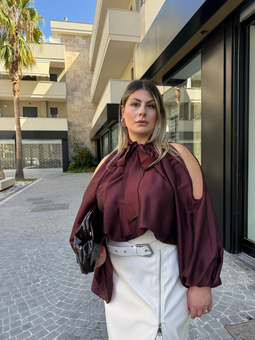 Camicia satinata