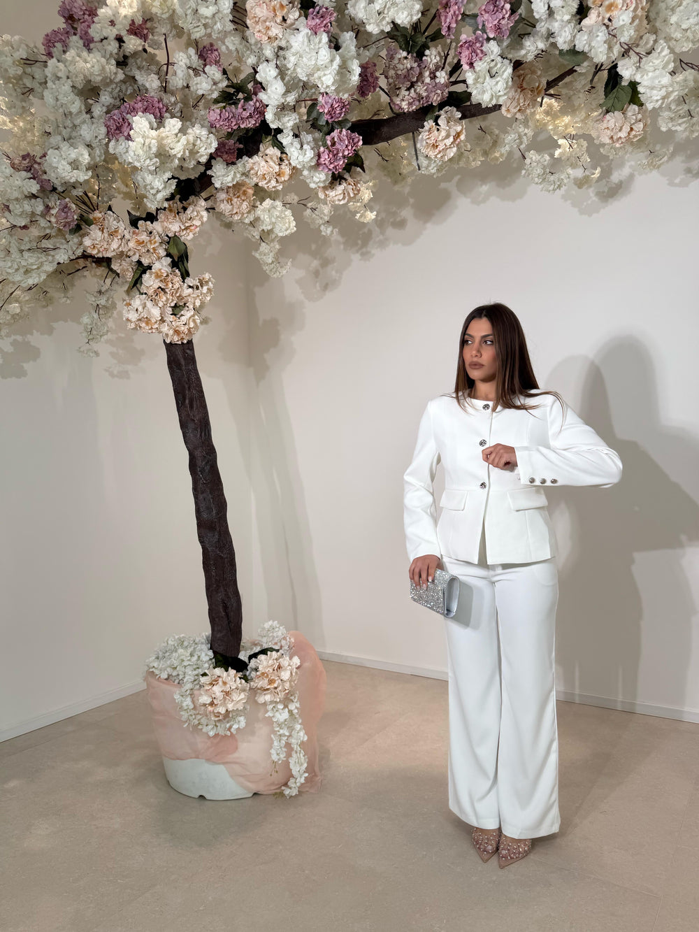 Tailleur bianco
