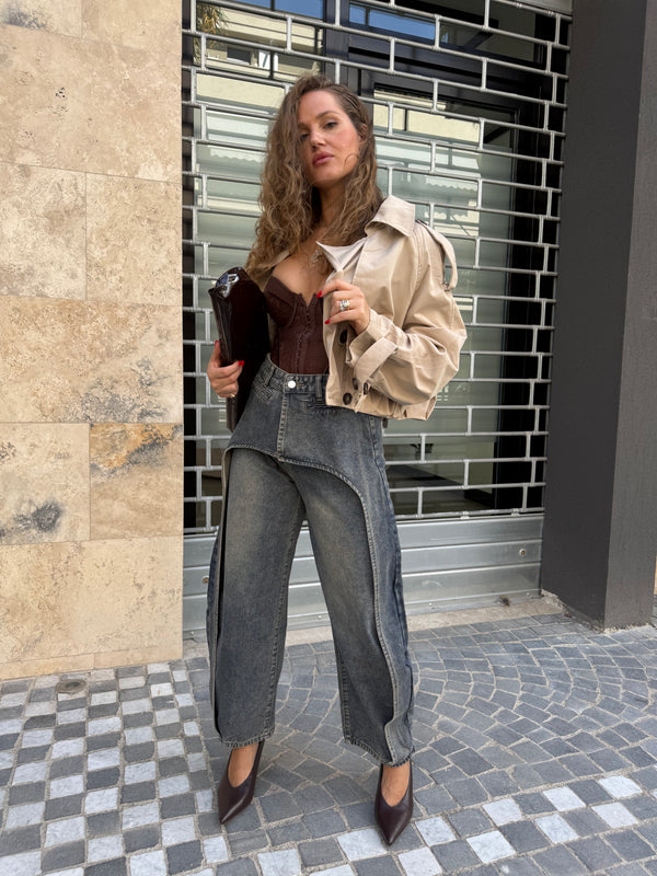 Jeans doppio strato