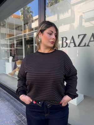 Felpa good vibes curvy