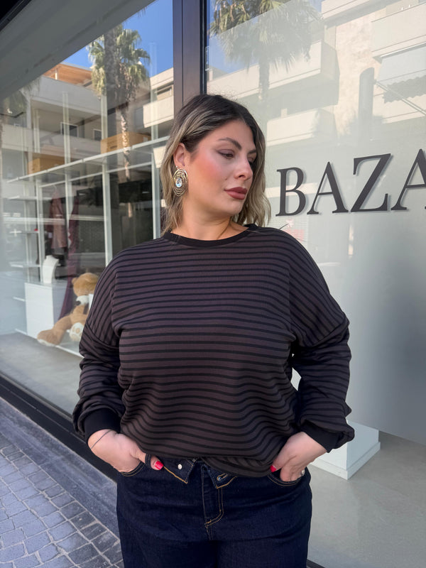 Felpa good vibes curvy