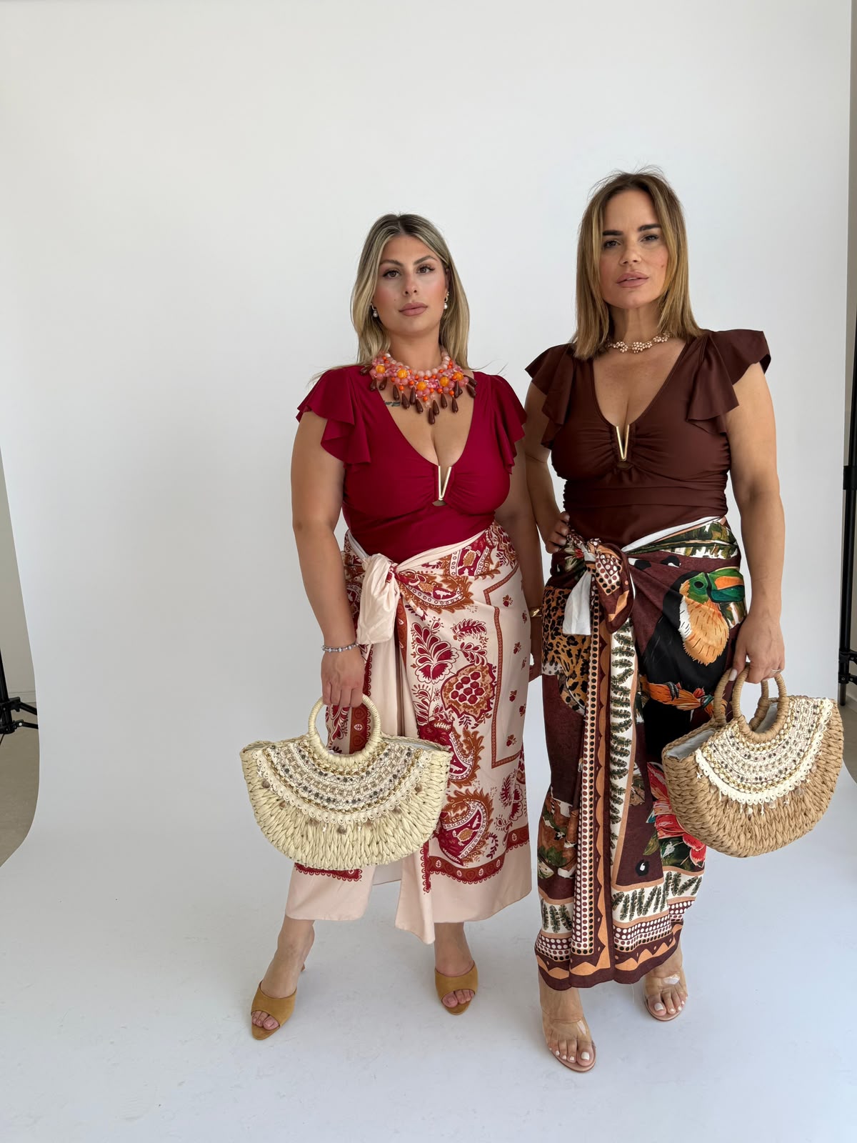 Bikini intero con scollo a V curvy