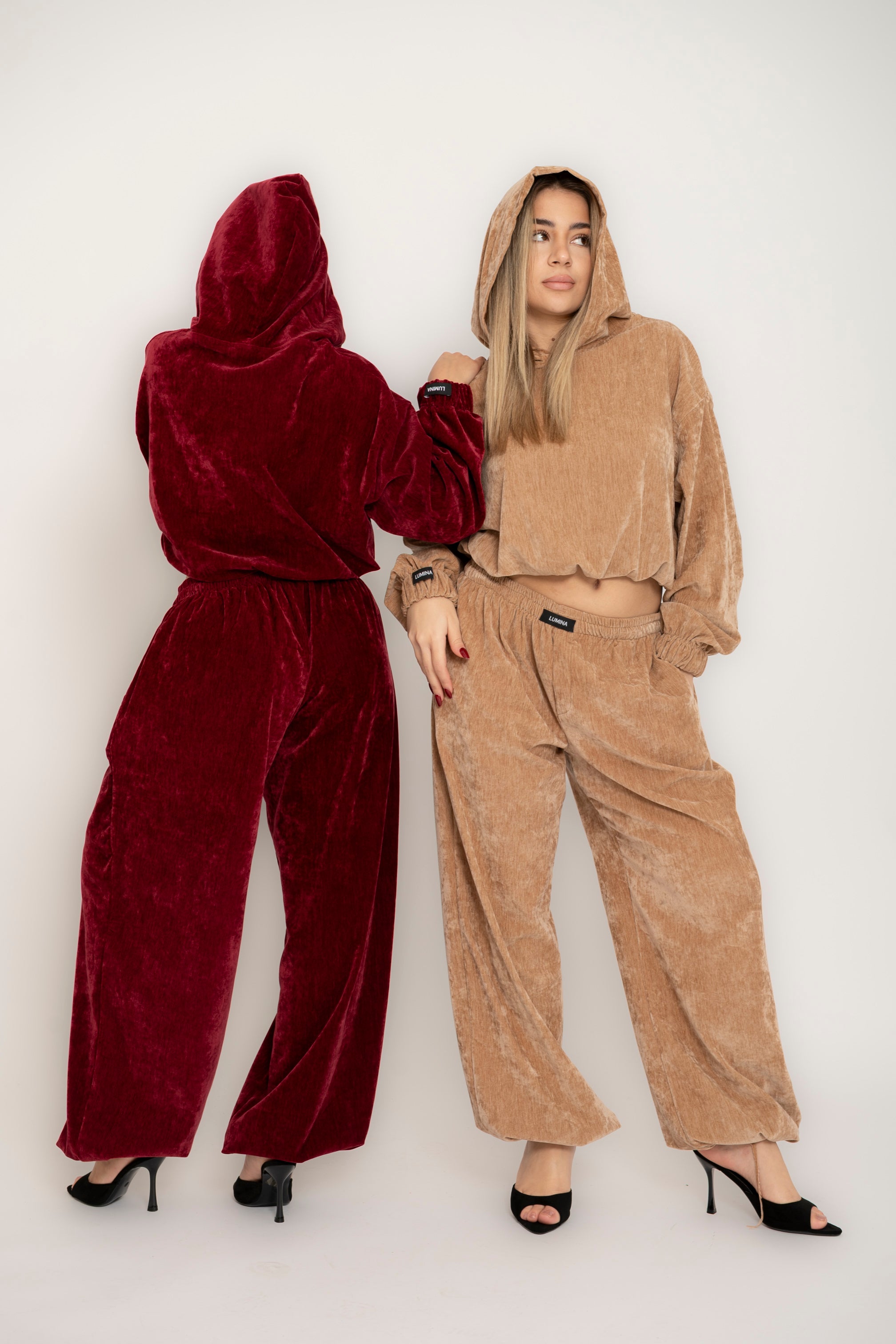Cordset tuta Lumina velluto
