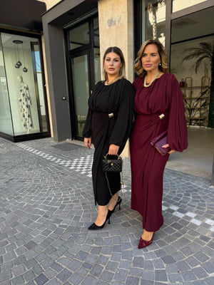 Abito lungo perla curvy