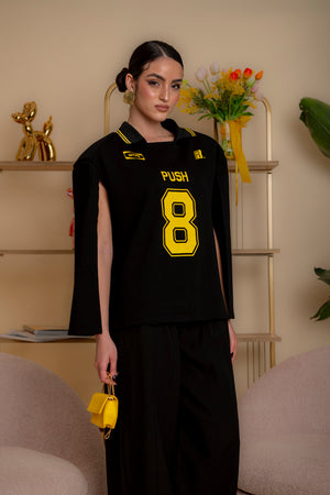 Maglia mantella con spalline