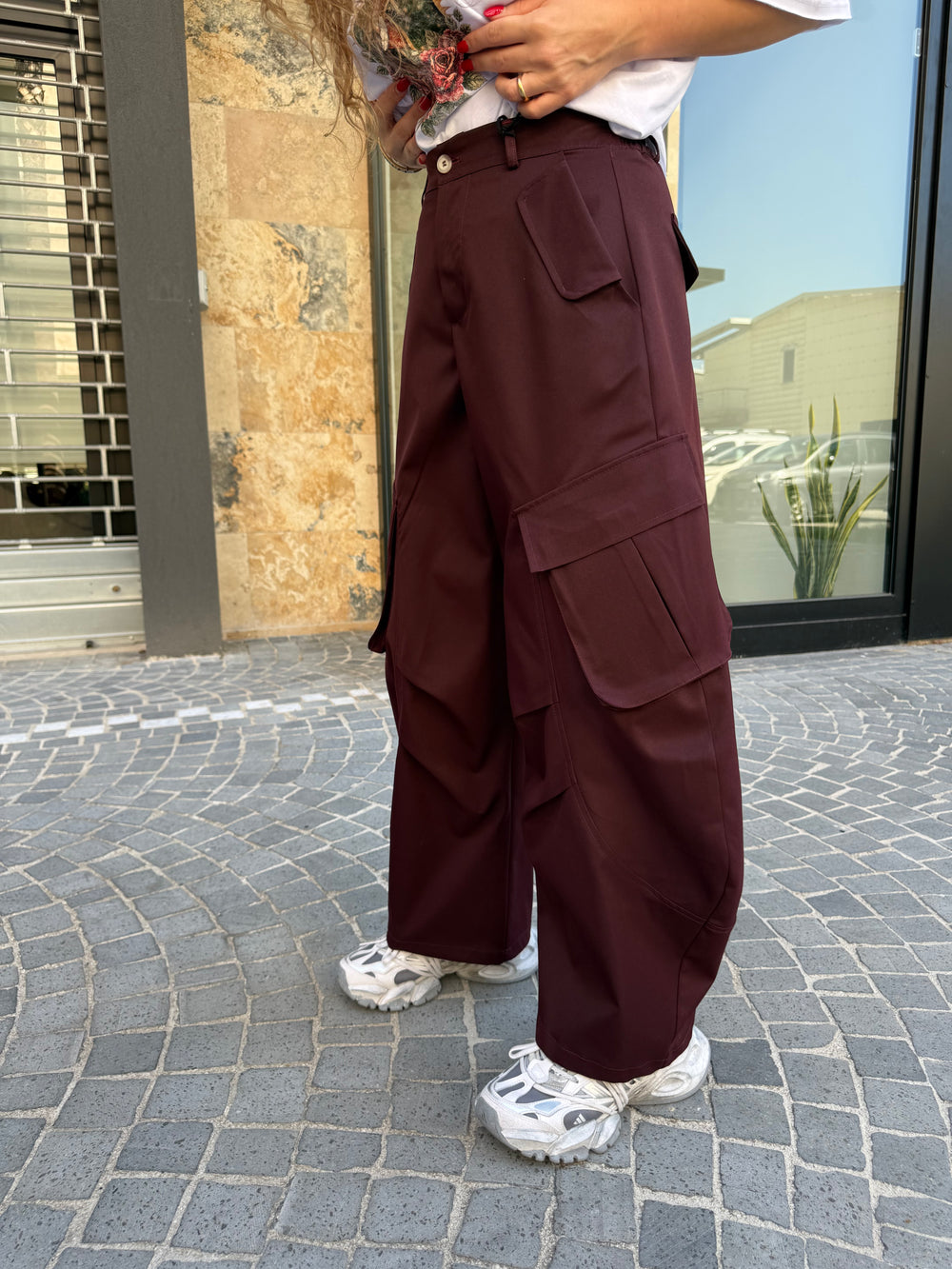 Pantalone ballon cargo