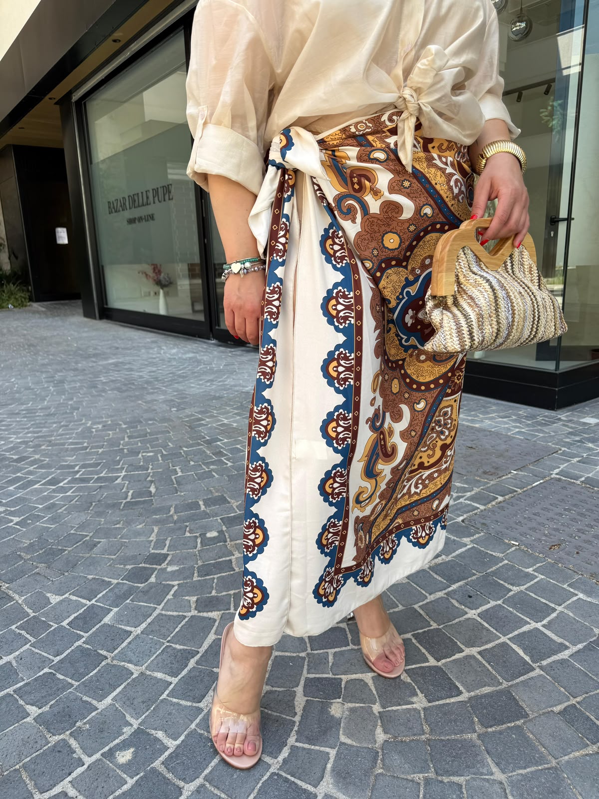 Gonna foulard curvy