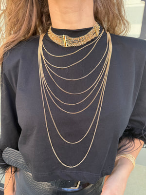 Set choker con multi-filo