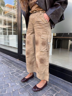 Jeans cargo sfumato