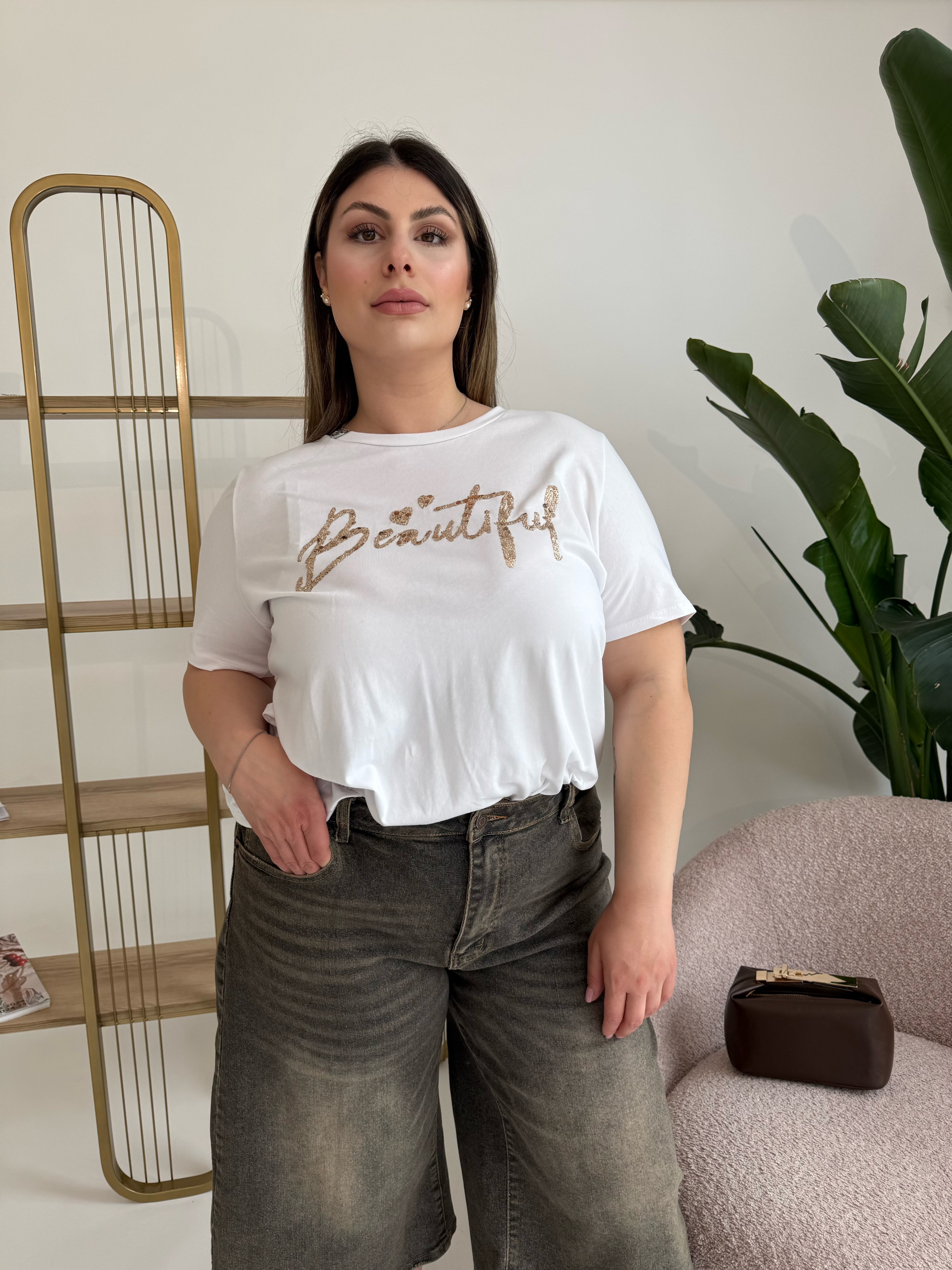 T-shirt Beautiful curvy